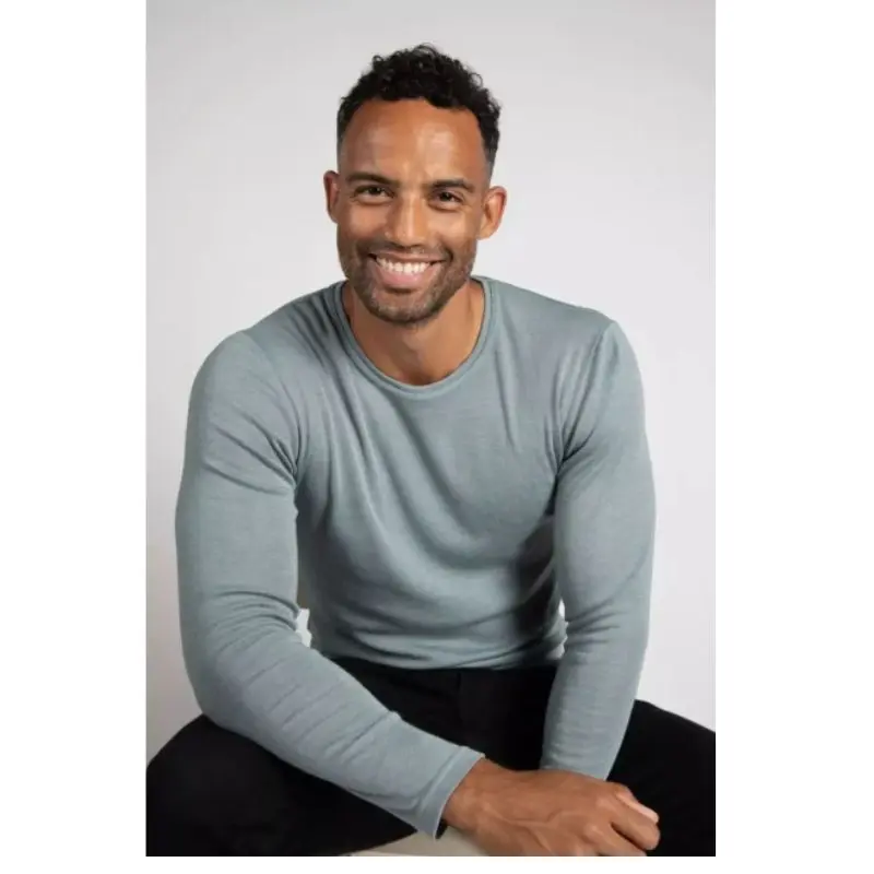 Merino wool and silk undershirt, man