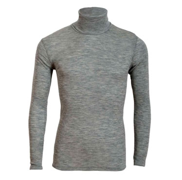 Wool and silk undershirt, high neck